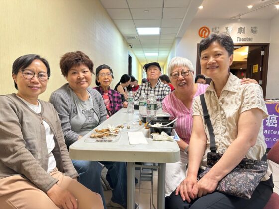 Table # 1 Rachel 師母、張 琳葉，Fanny & Peter 夫婦，Dora & Belinda